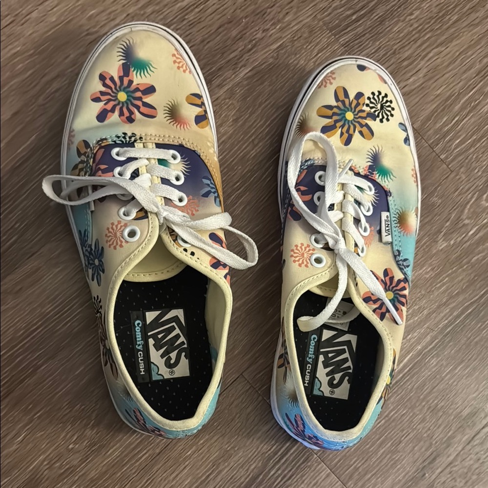Vans Multicolored Floral Sneakers - Like New